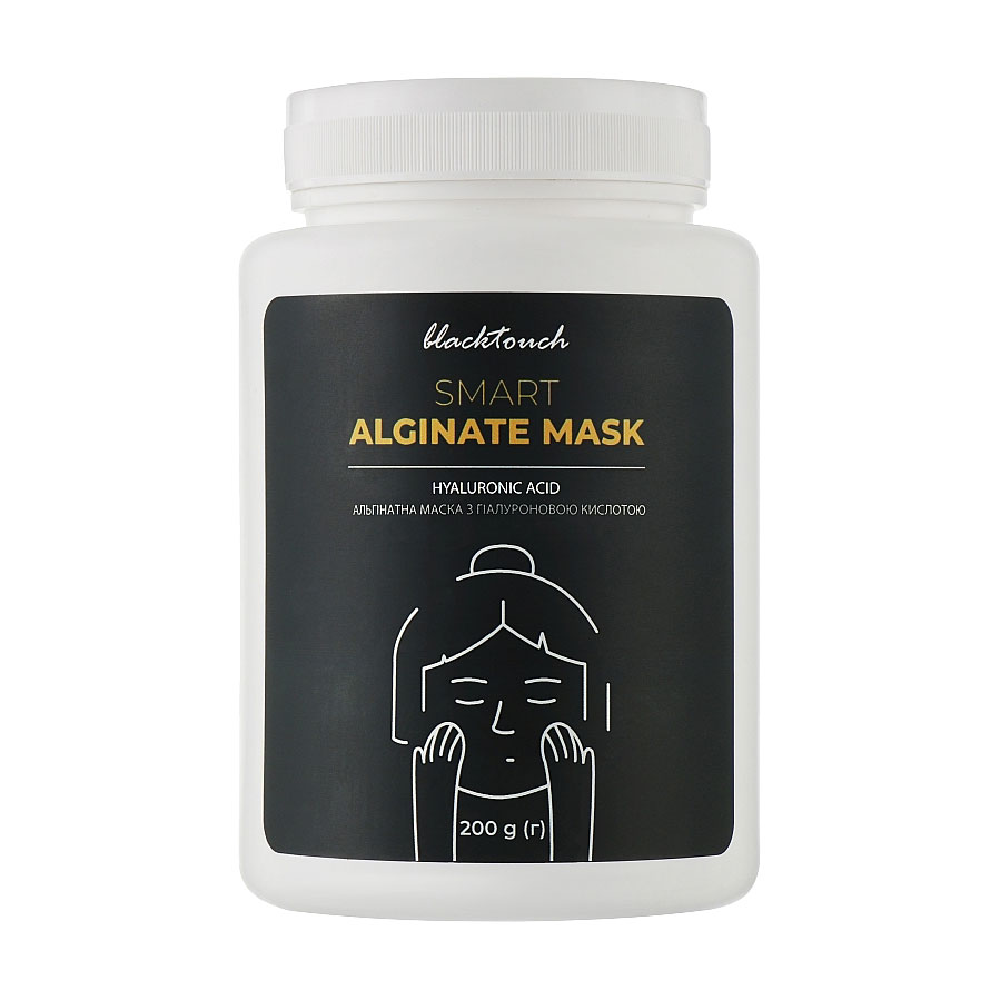Альгінатна маска для обличчя BlackTouch Smart Alginate Mask з гіалуроновою кислотою, 200 г